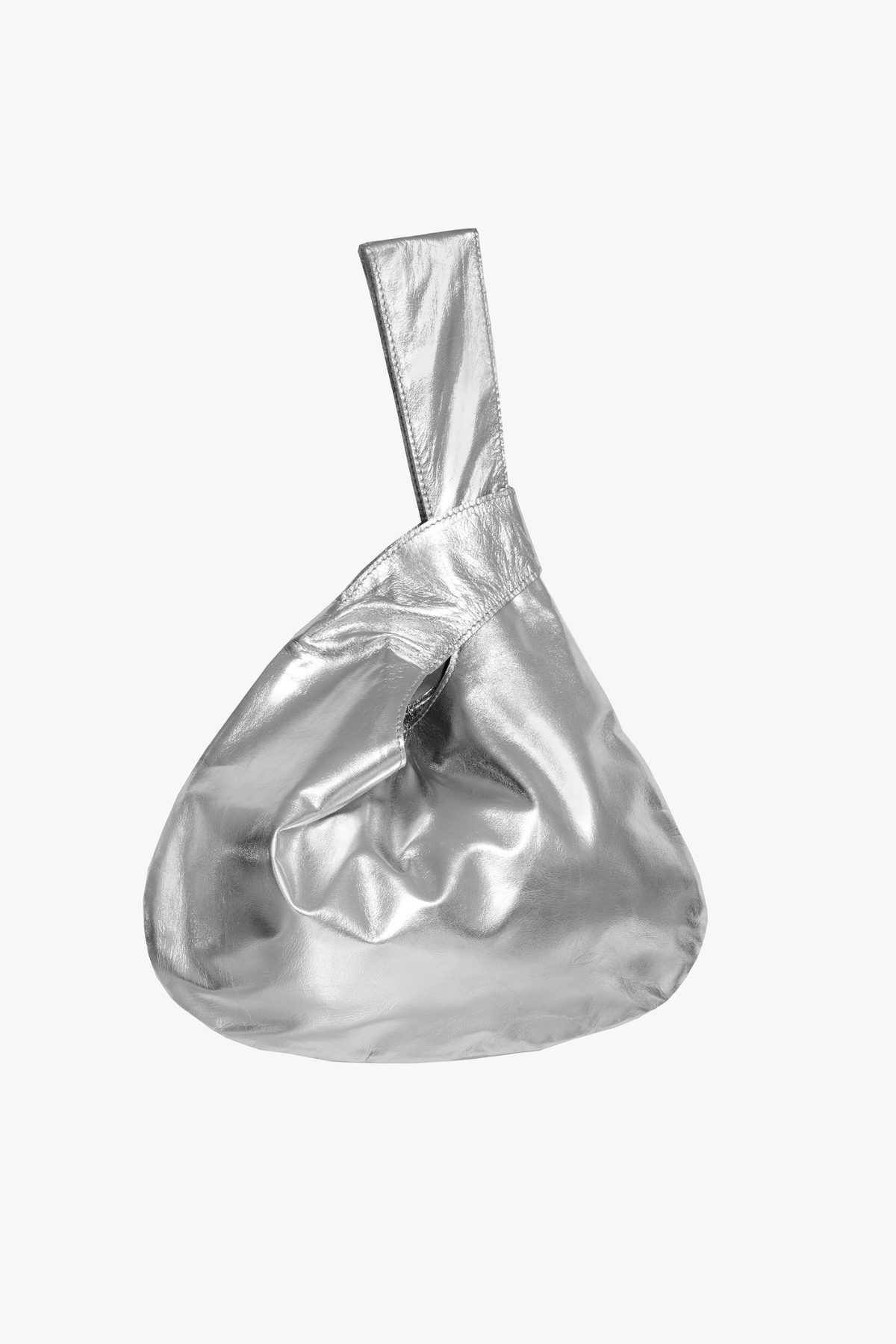 TOKYO METALLIC SILVER BAG