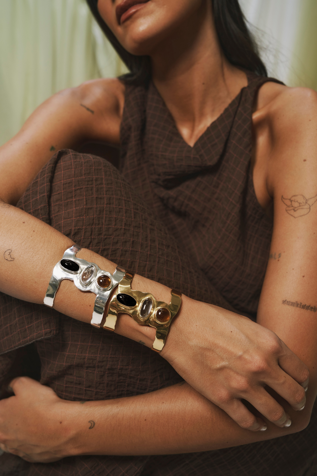 GUAYABAS SET ORO Y PLATA