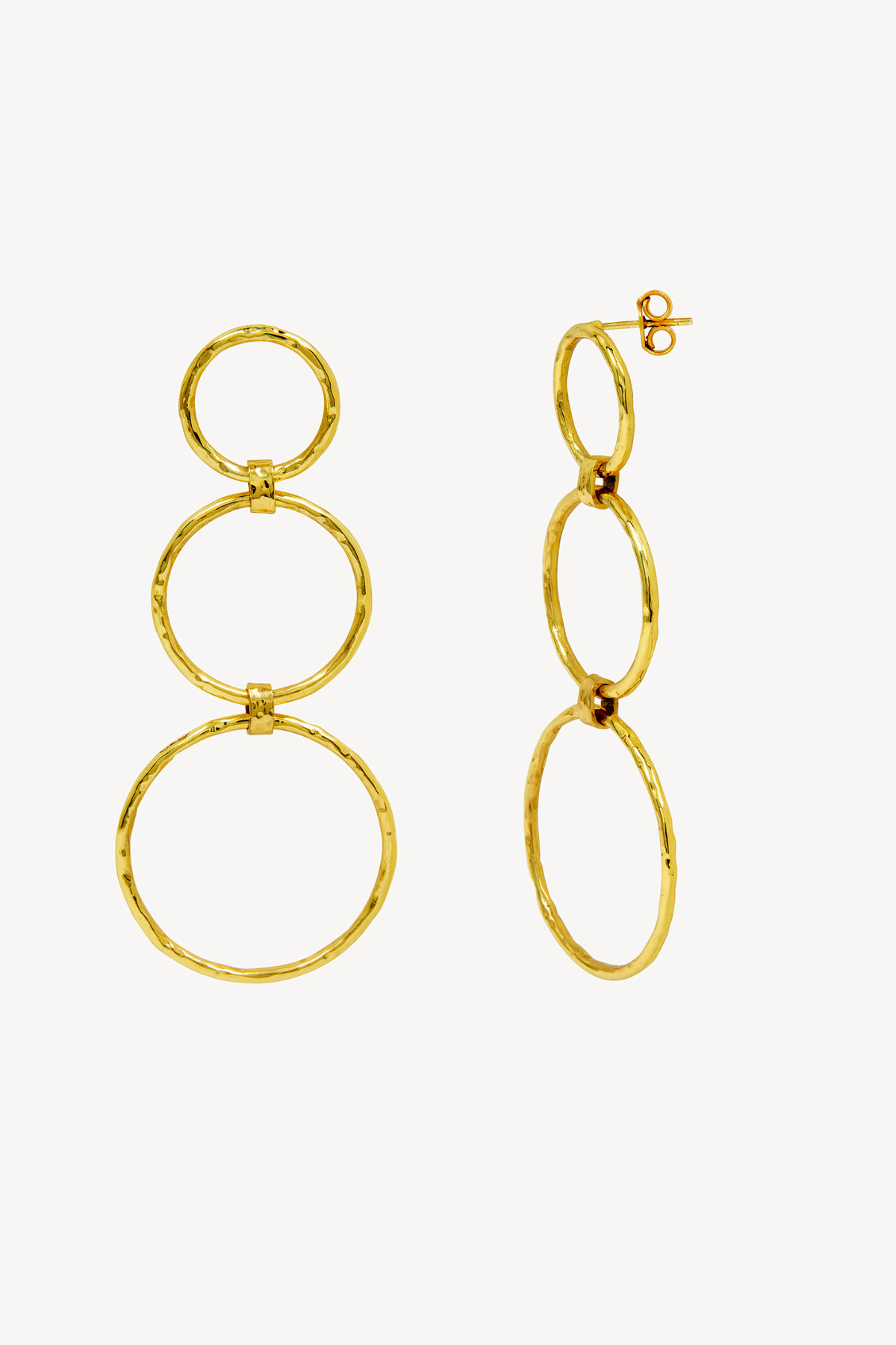 MARS PENDIENTES ORO