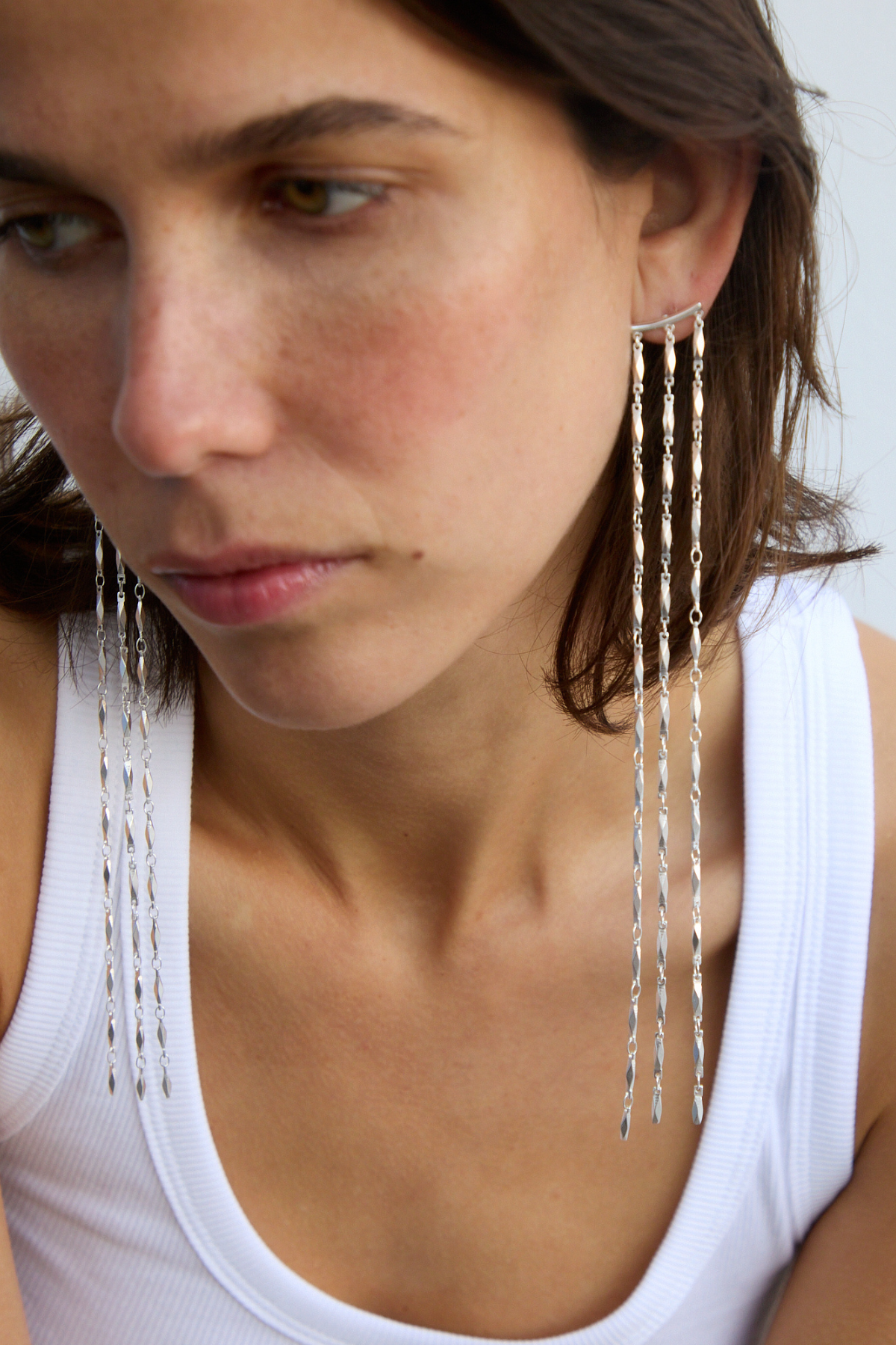 MADONNA SILVER EARRINGS