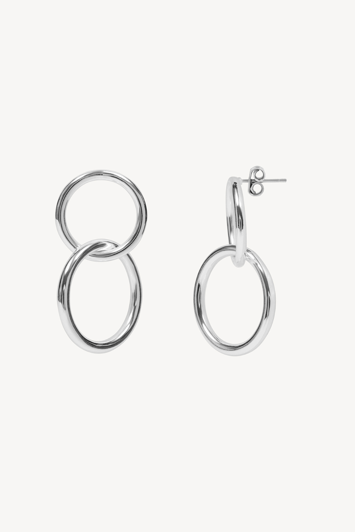 MOMA PENDIENTES PLATA