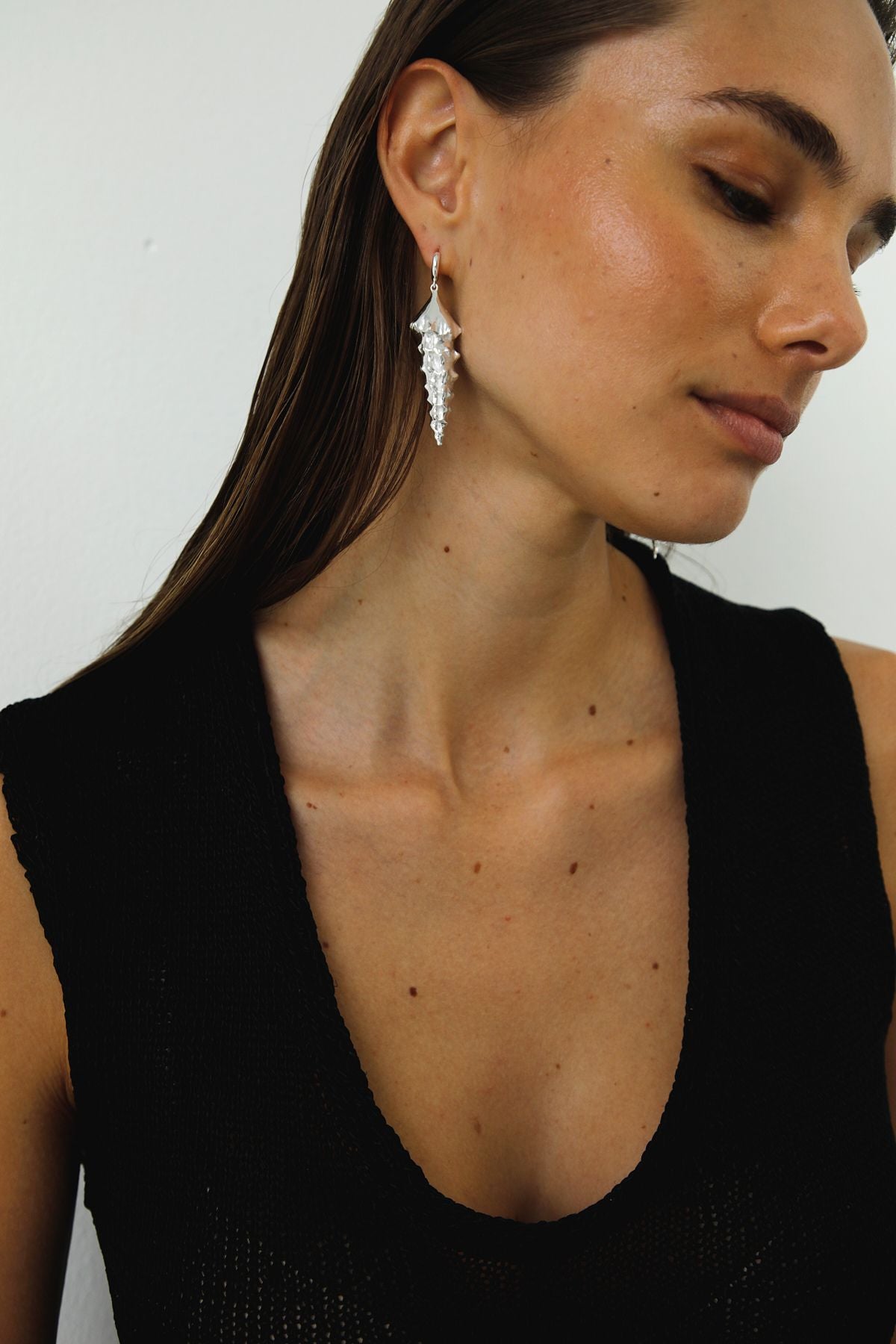 TURQUETA SILVER EARRINGS