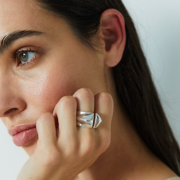 SUEZ SILVER RING