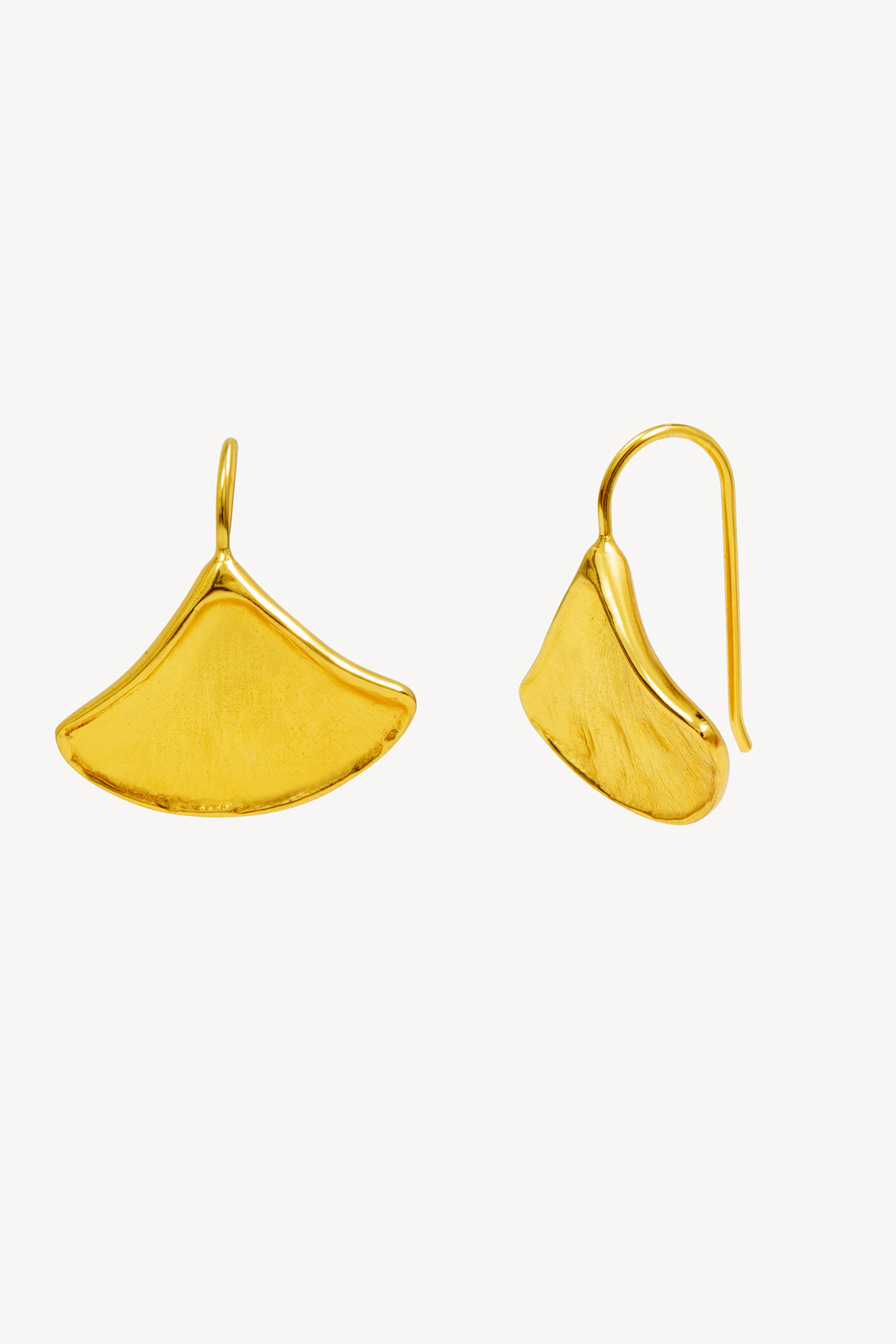 BILOBA PENDIENTES ORO