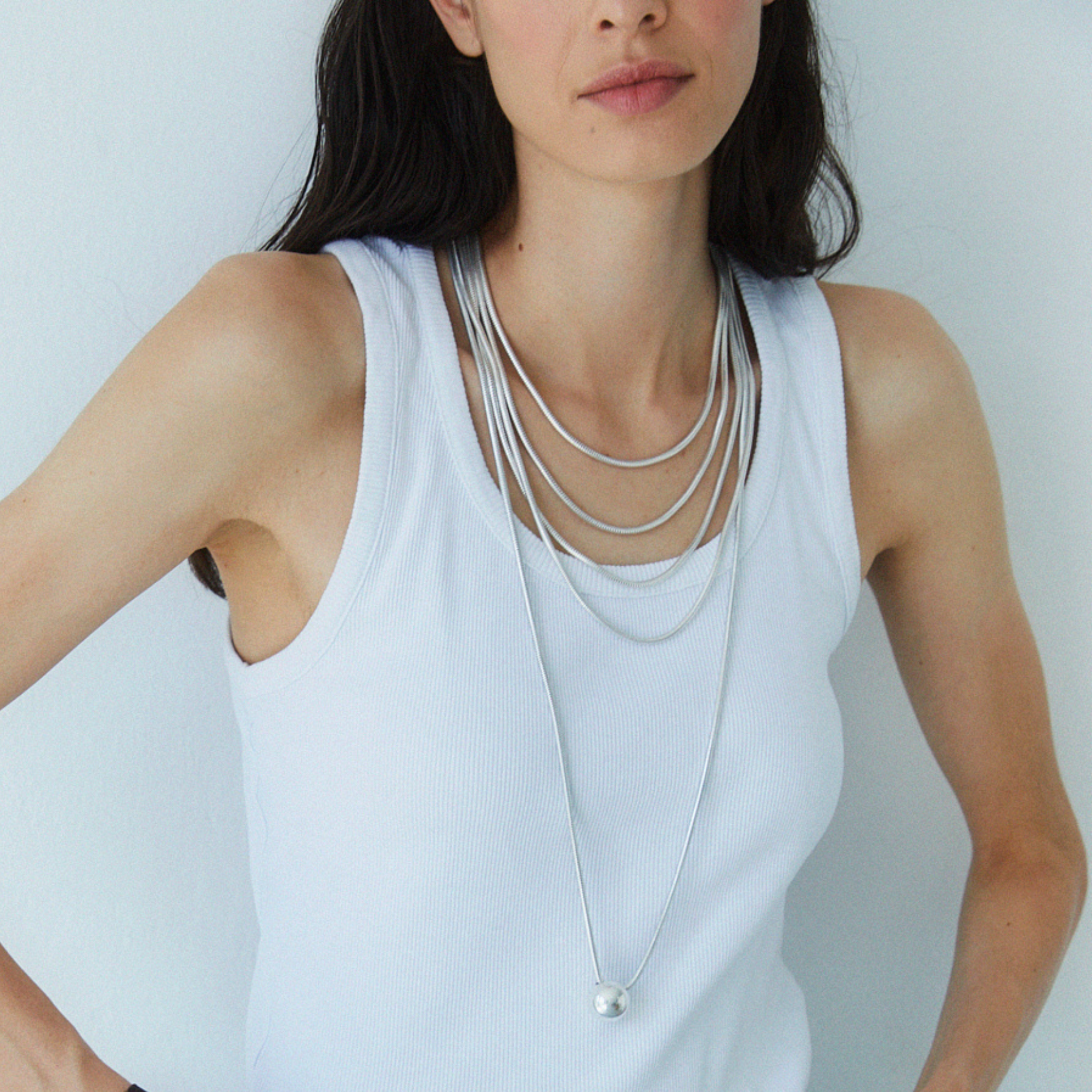 GALILEO SILVER NECKLACE