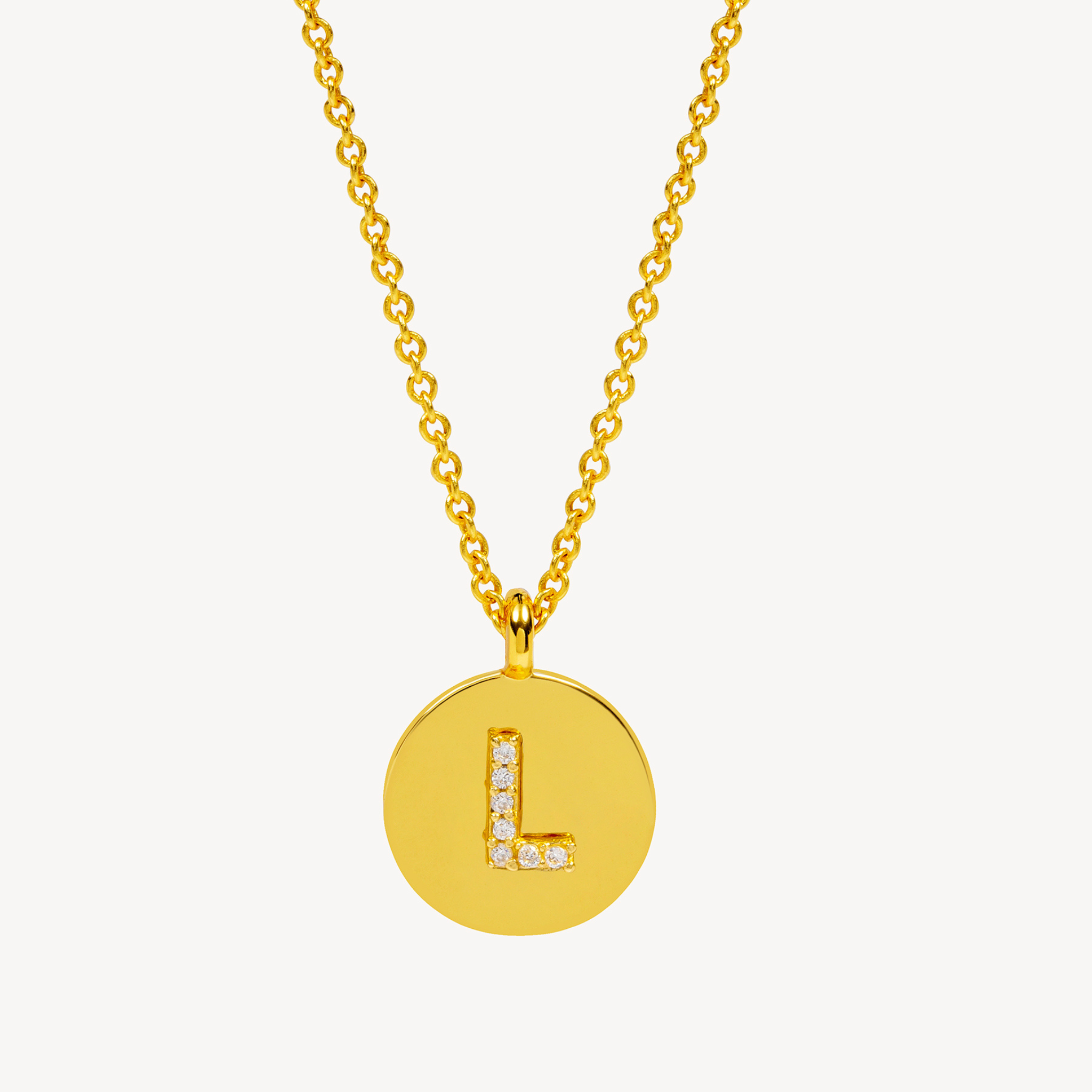 GOLDEN LETTER NECKLACE