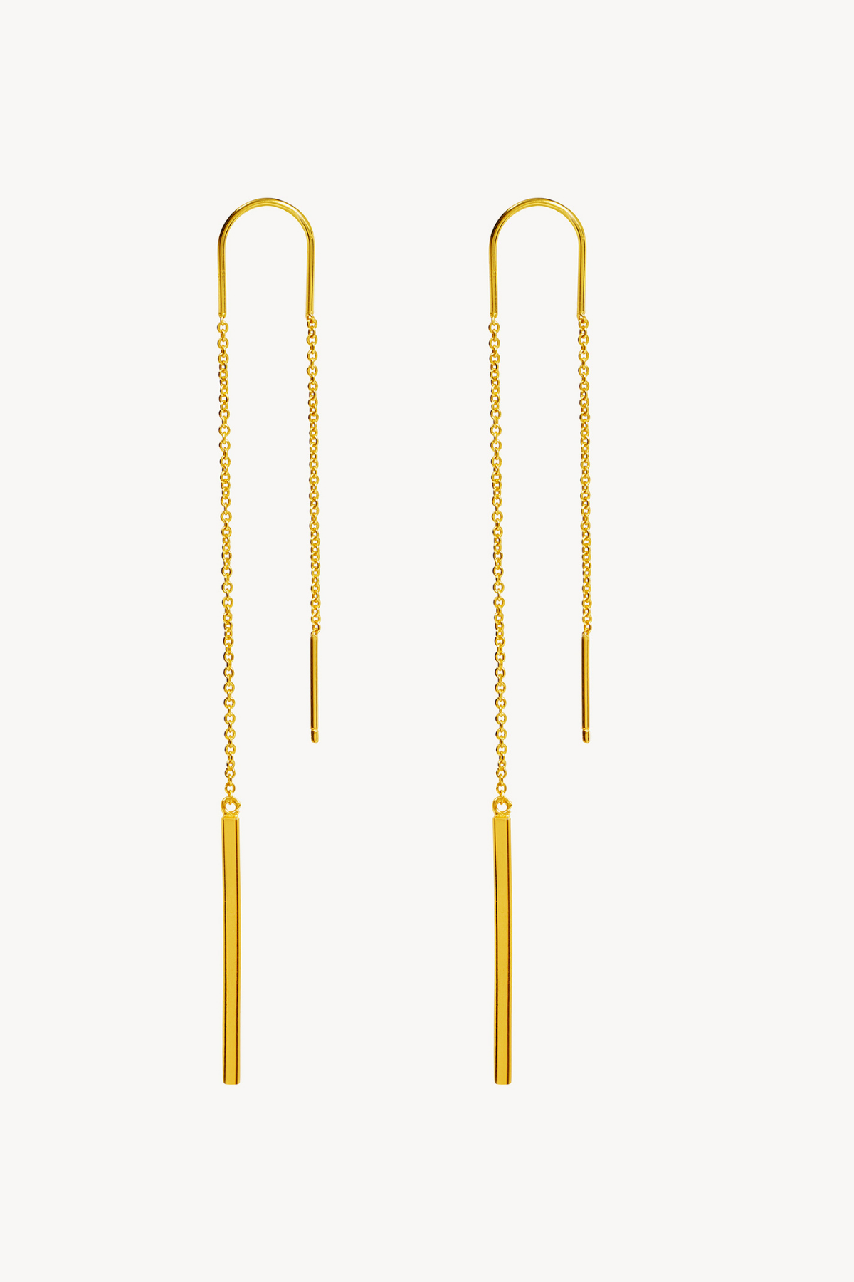 HERMES GOLDEN EARRINGS