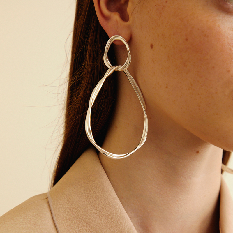 KITE EARRING SILVER