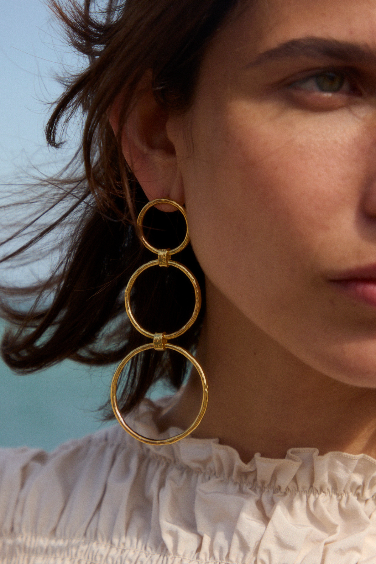 MARS PENDIENTES ORO