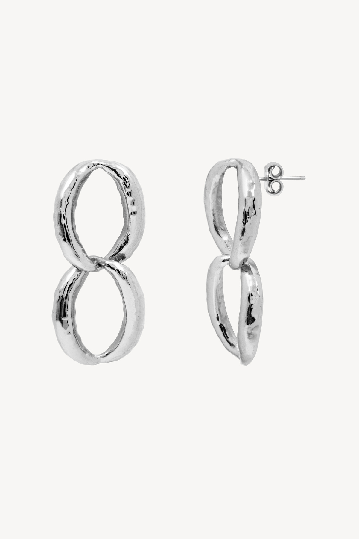 OCHO PENDIENTES PLATA