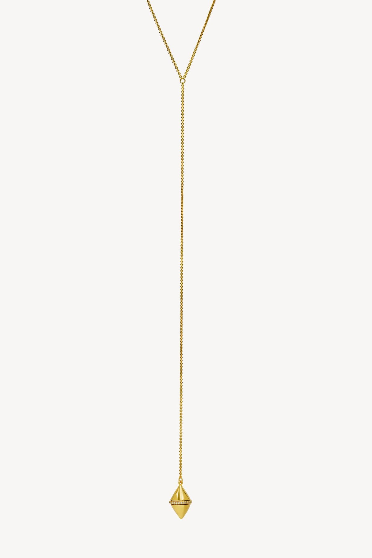OLIVE GOLD NECKLACE