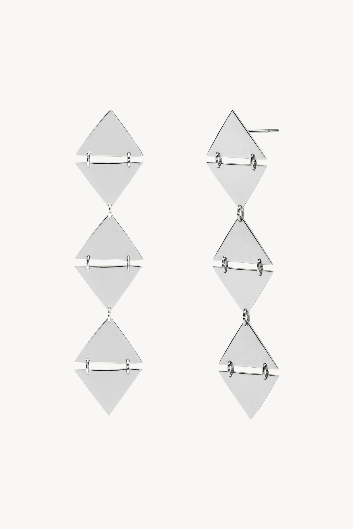 TEMPO SILVER EARRINGS