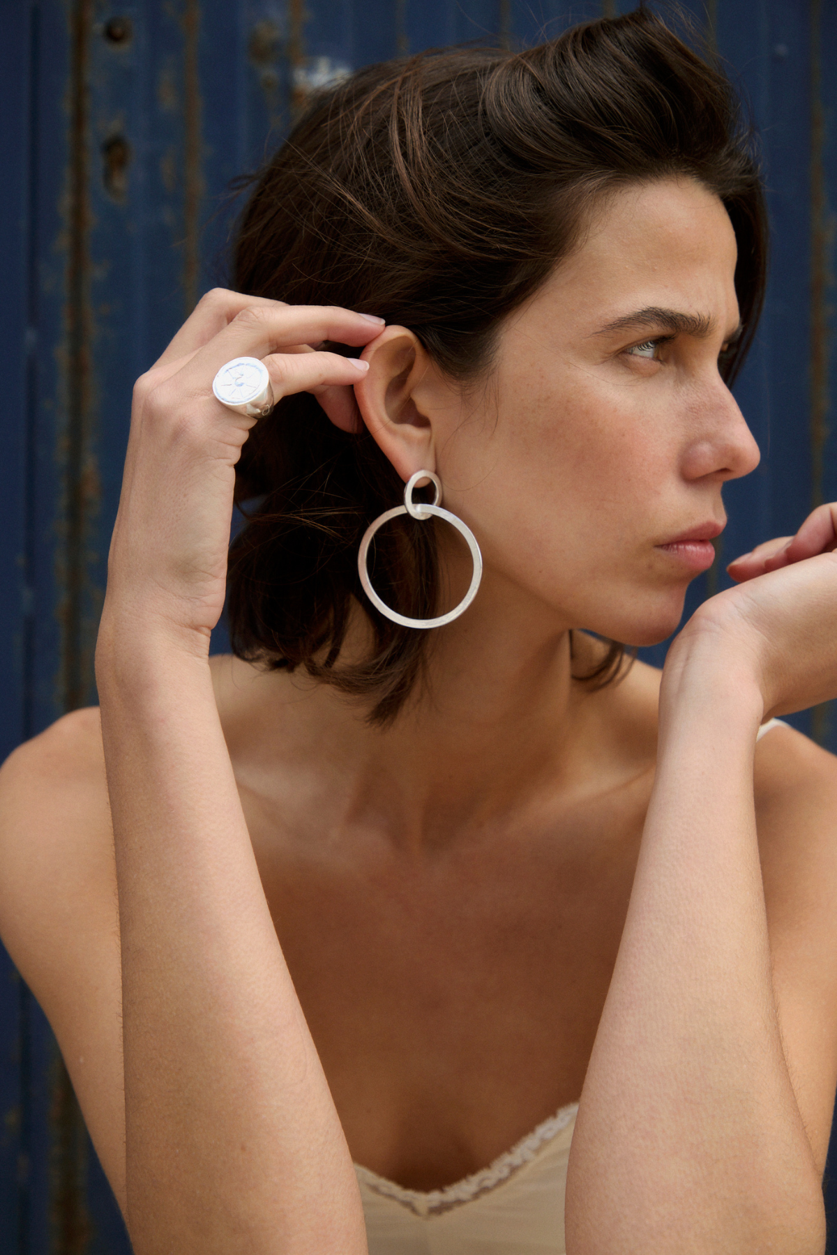 POLE PENDIENTES PLATA