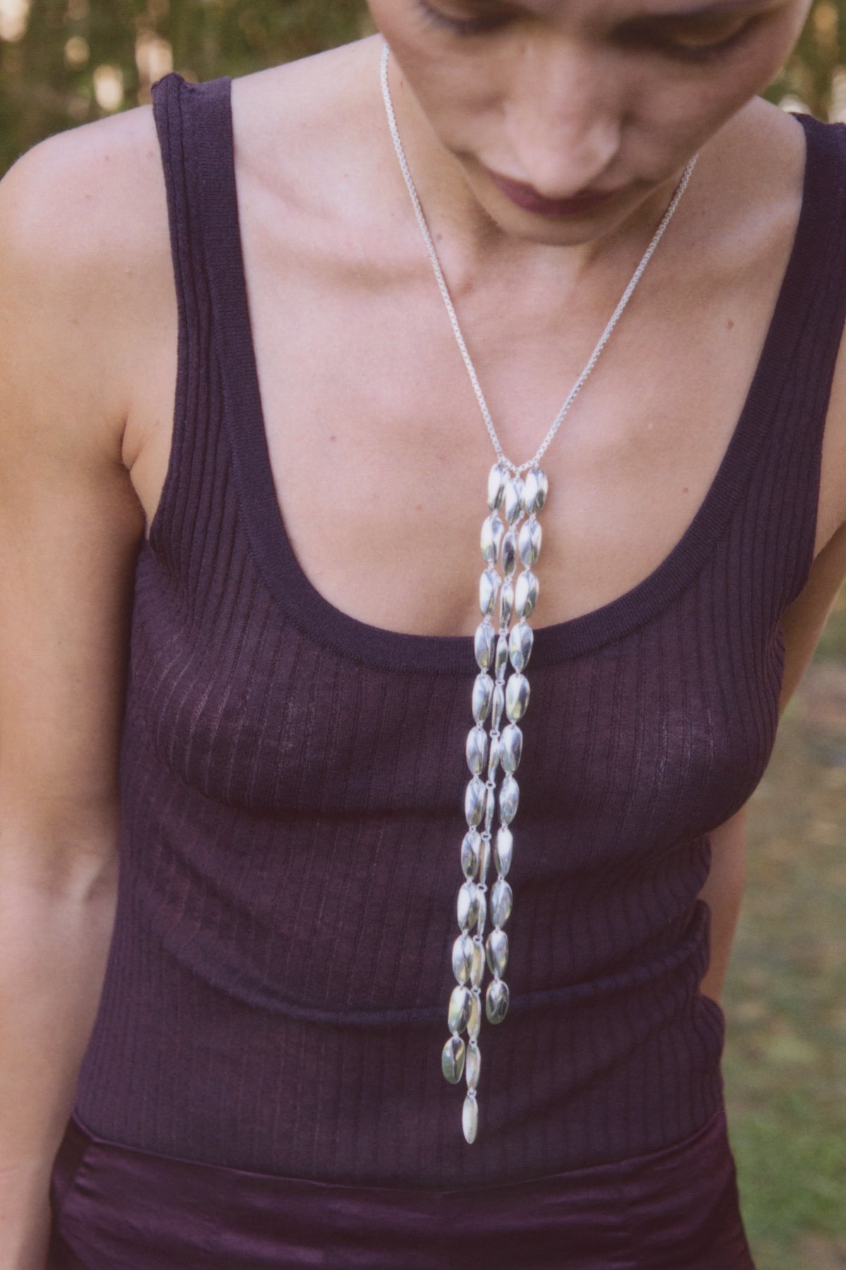 SEED COLLAR PLATA