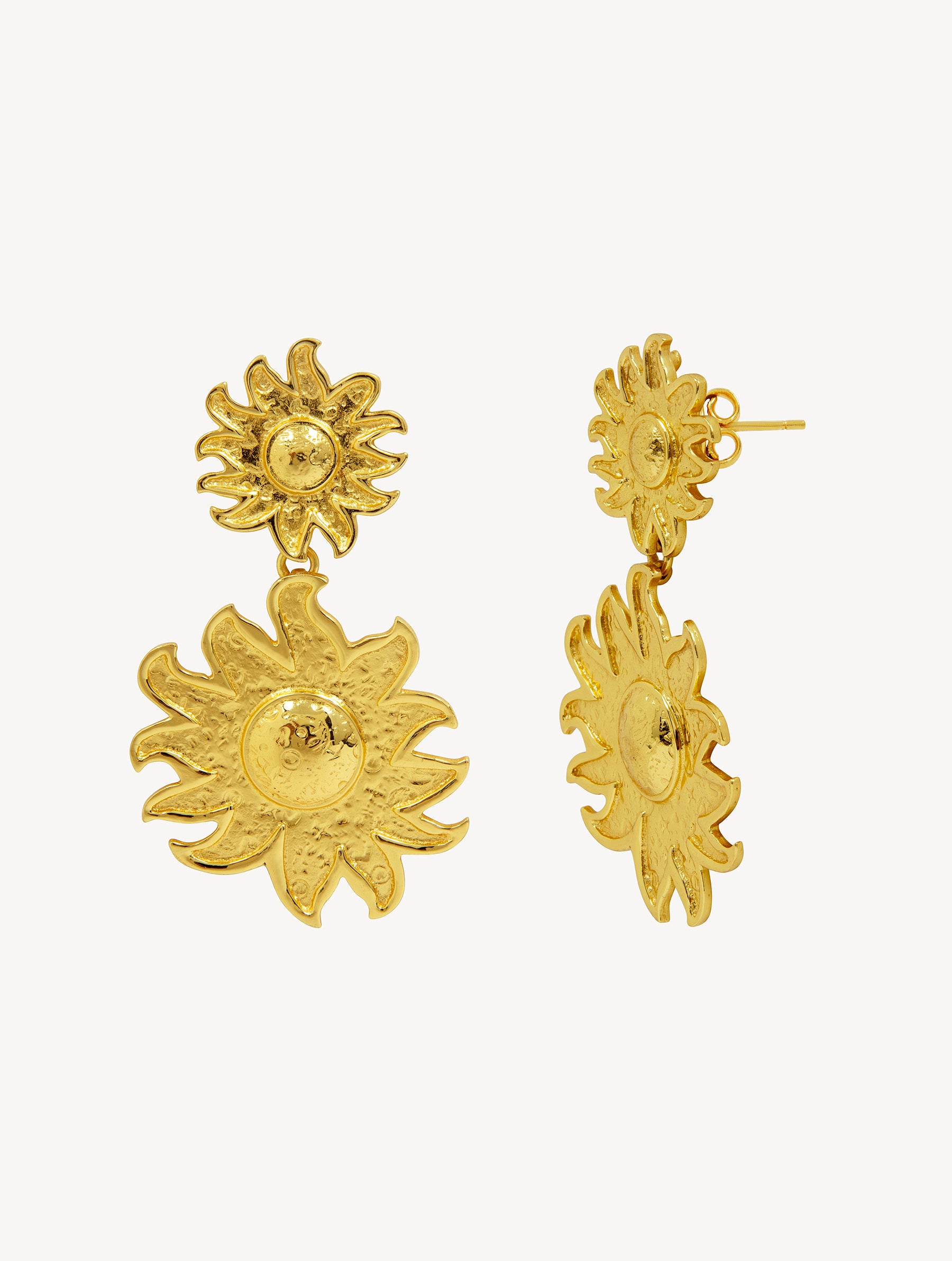 SUNSET PENDIENTES ORO
