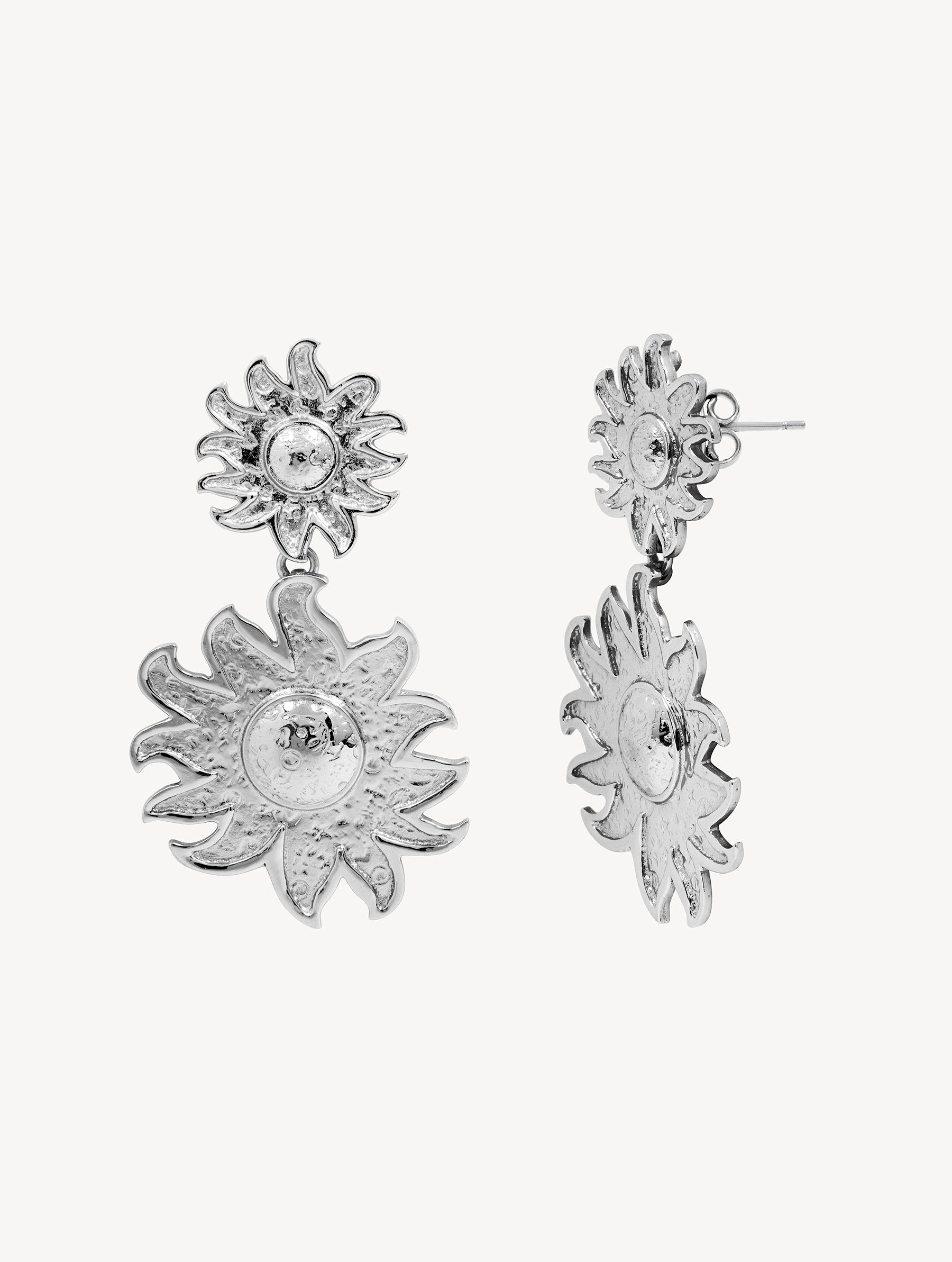 SUNSET PENDIENTES PLATA