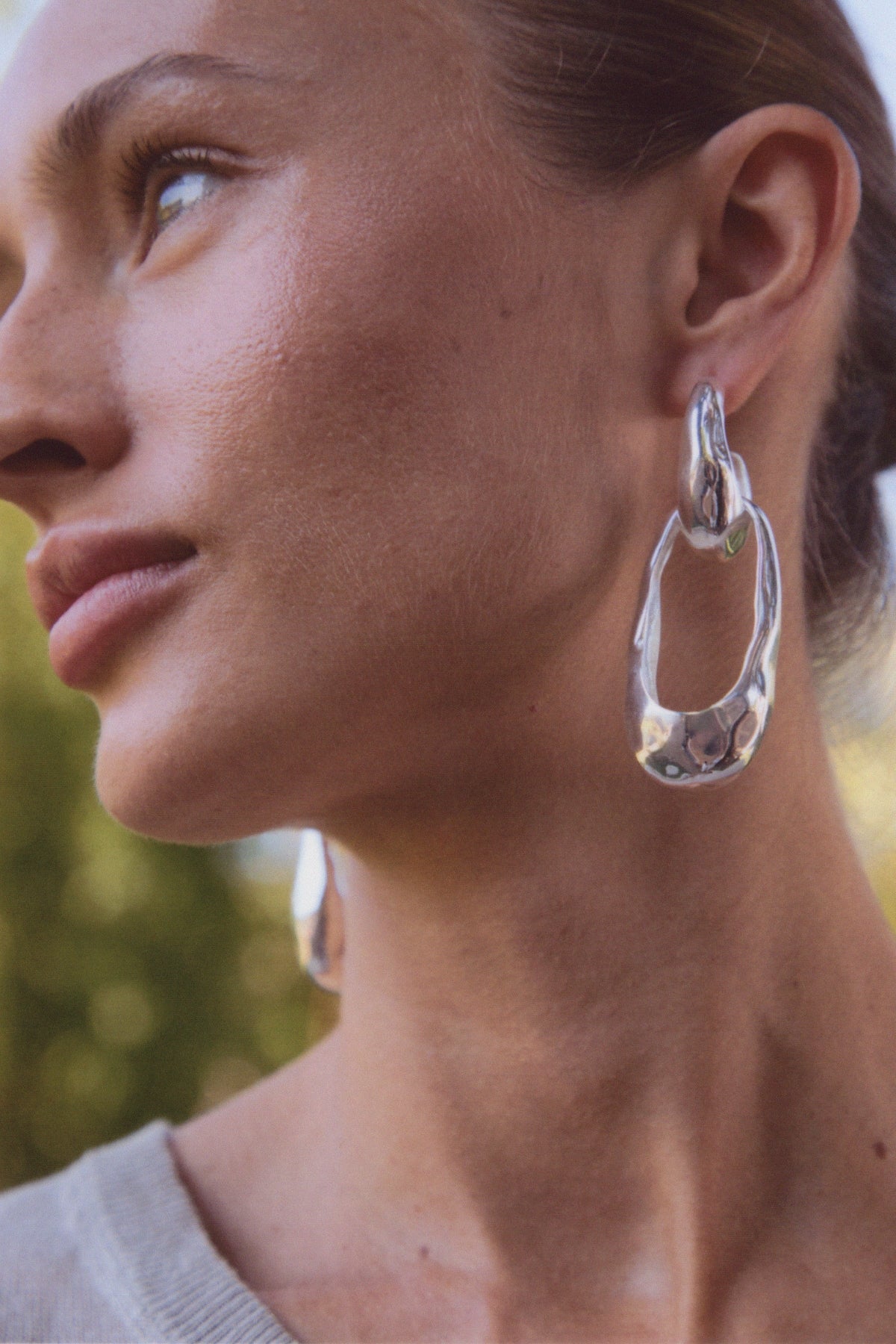 WAVE PENDIENTES PLATA
