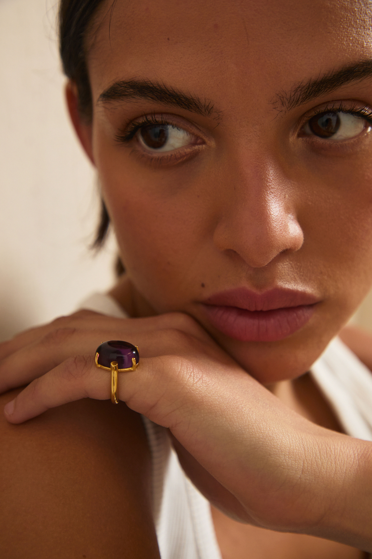 CEREZA ANILLO ORO