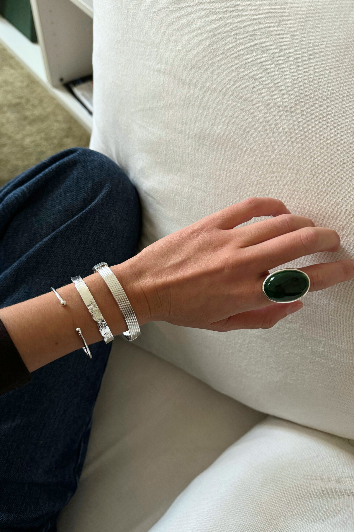 DOLMEN ANILLO PLATA