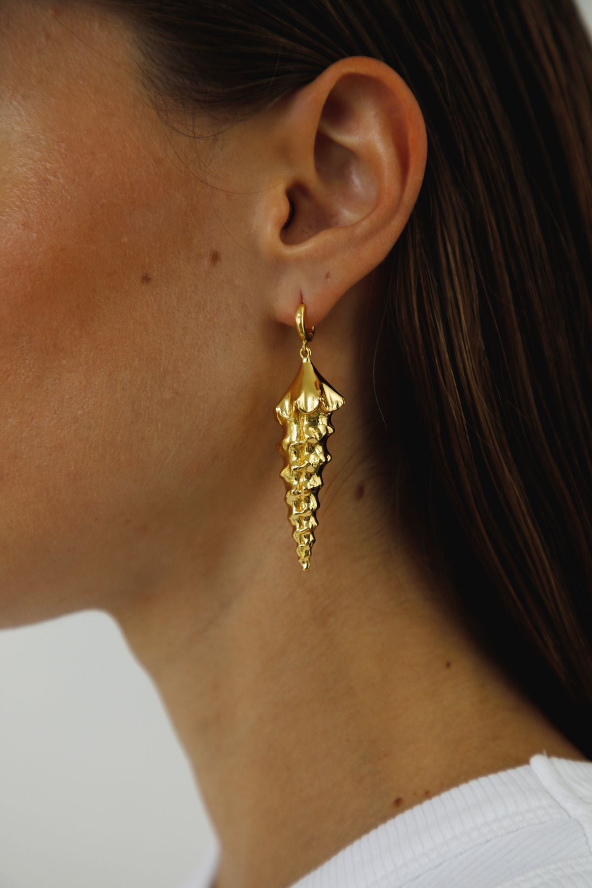 TURQUETA GOLD EARRINGS