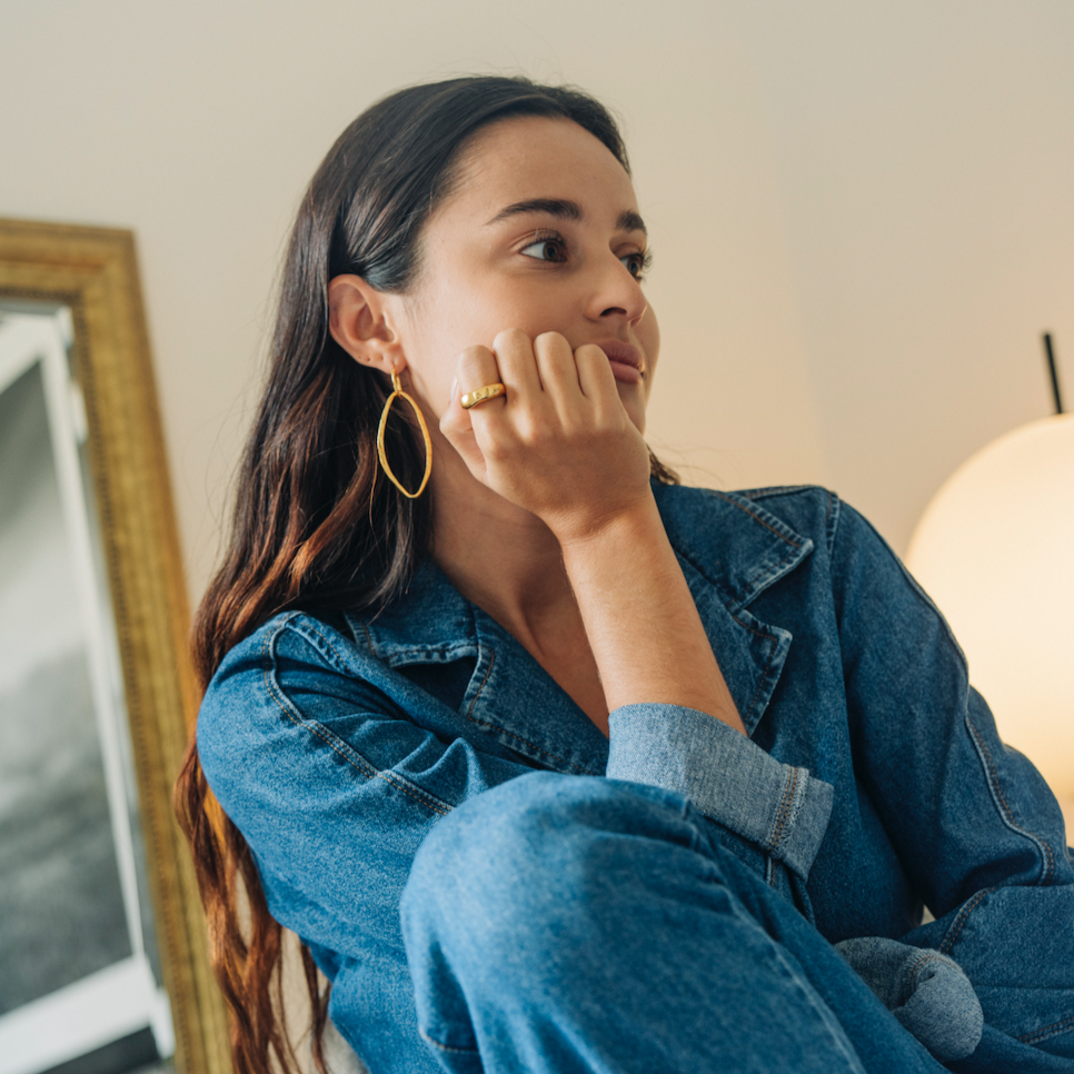 AUDREY GOLDEN EARRINGS