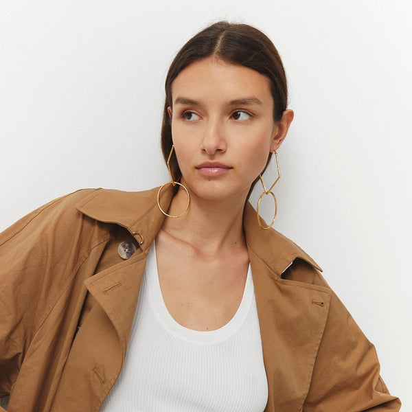 LOGOS EARRINGS GOLD