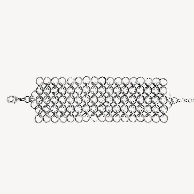 GEO SILVER BRACELET